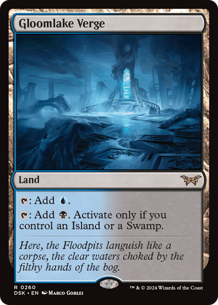 Gloomlake Verge [Duskmourn: House of Horror] Foil