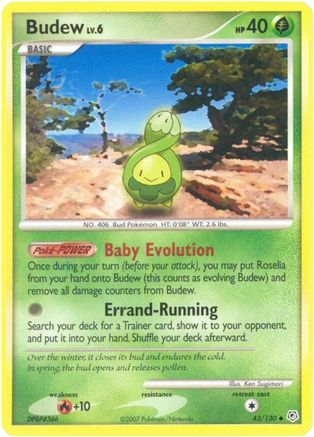 Budew (43/130) [Diamond & Pearl: Base Set]