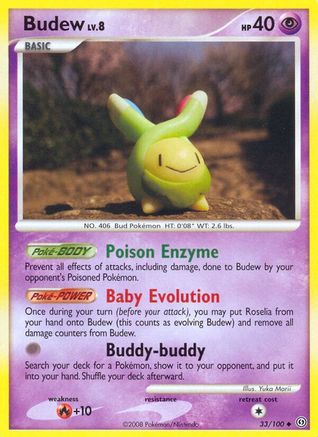 Budew (33) Reverse Holofoil - Stormfront