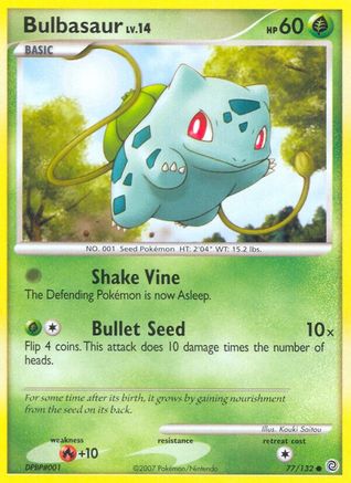 Bulbasaur (77) Reverse Holofoil - Secret Wonders