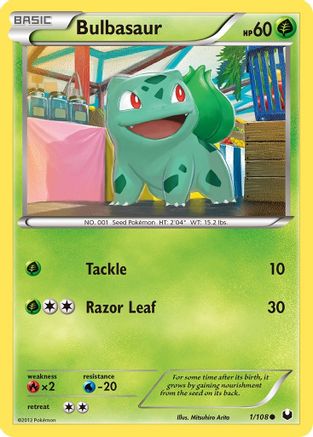 Bulbasaur (1) Reverse Holofoil - Dark Explorers