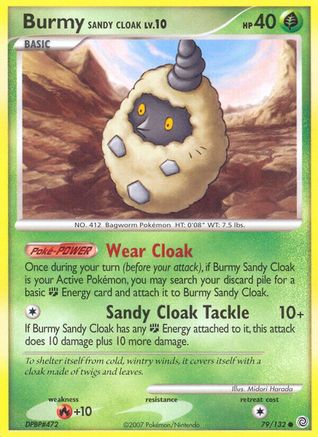 Burmy Sandy Cloak (79) Reverse Holofoil - Secret Wonders
