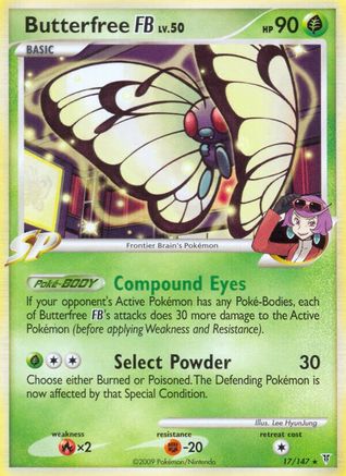 Butterfree FB (17) Reverse Holofoil - Supreme Victors