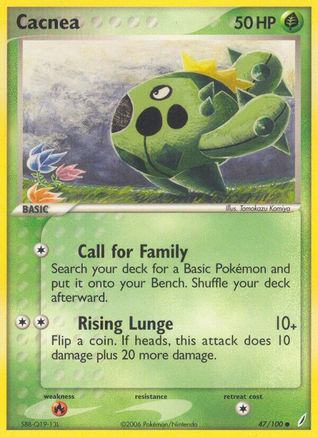 Cacnea (47) Reverse Holofoil - Crystal Guardians
