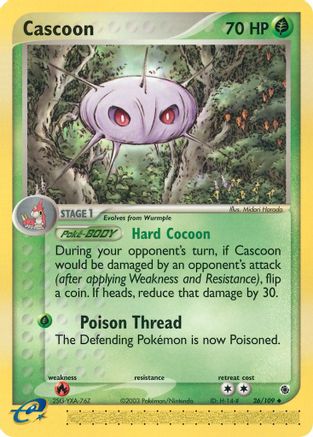 Cascoon (26/109) [EX: Ruby & Sapphire] | Silver Goblin