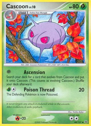Cascoon (44) Reverse Holofoil - Platinum