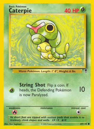 Caterpie (69) Reverse Holofoil - Legendary Collection