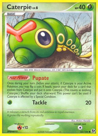 Caterpie (63) Reverse Holofoil - Great Encounters
