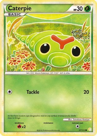 Caterpie (57) Reverse Holofoil - HeartGold SoulSilver