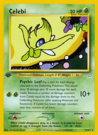 Celebi (16/64) [Neo Revelation Unlimited] | Silver Goblin