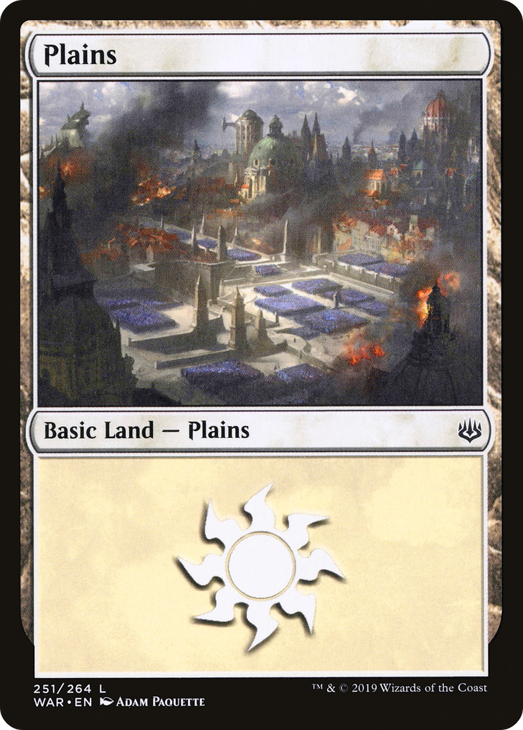 Plains (251) [War of the Spark] Foil
