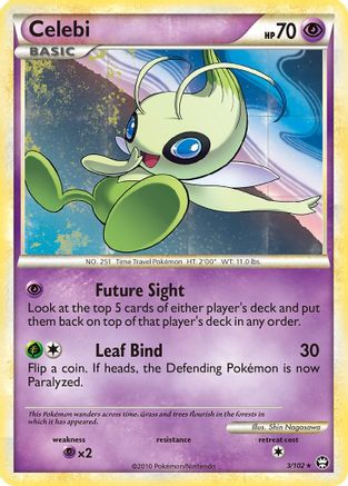 Celebi (3/102) [HeartGold & SoulSilver: Triumphant] | Silver Goblin