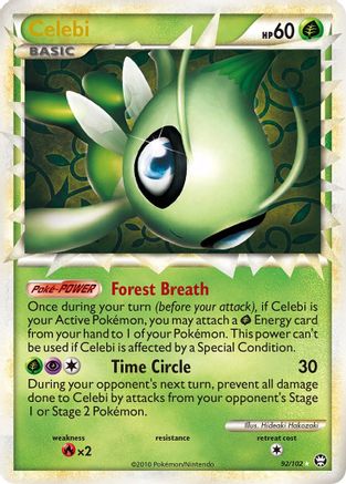 Celebi (92/102) [HeartGold & SoulSilver: Triumphant] | Silver Goblin