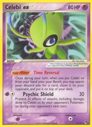 Celebi ex (17/17) [POP Series 2] | Silver Goblin