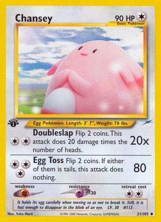 Chansey (31) Unlimited - Neo Destiny