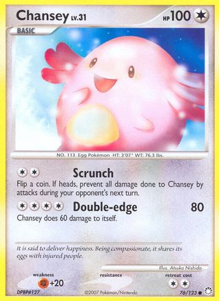Chansey (76) Reverse Holofoil - Mysterious Treasures