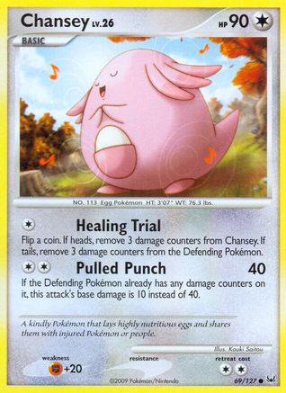 Chansey (69) Reverse Holofoil - Platinum