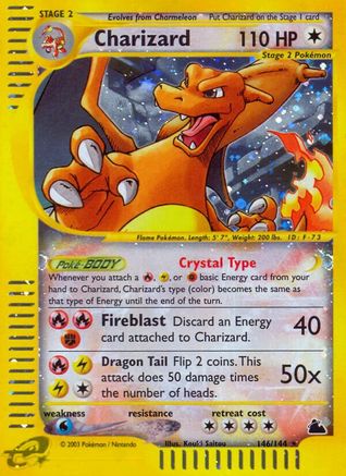 Charizard (146) Reverse Holofoil - Skyridge