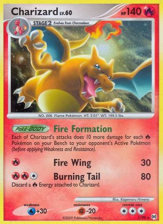 Charizard (1/99) [Platinum: Arceus] | Silver Goblin