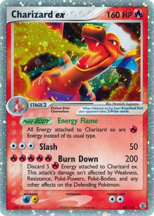 Charizard ex (105) Holofoil - FireRed & LeafGreen