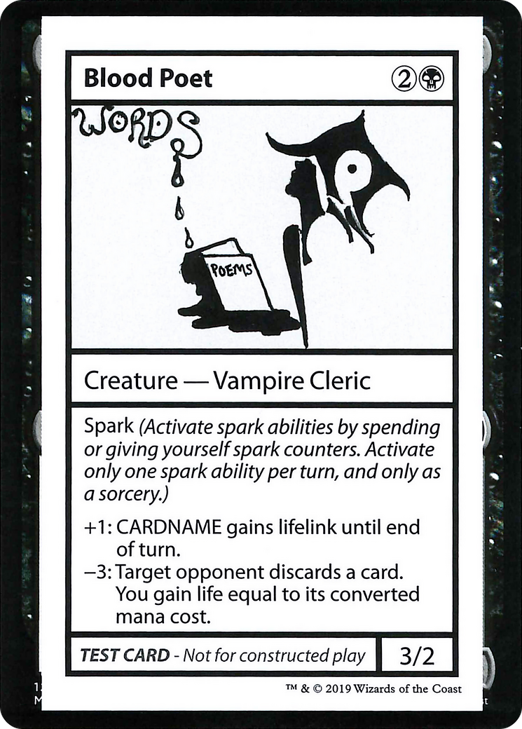 Blood Poet (2021 Edition) [Mystery Booster Playtest Cards]