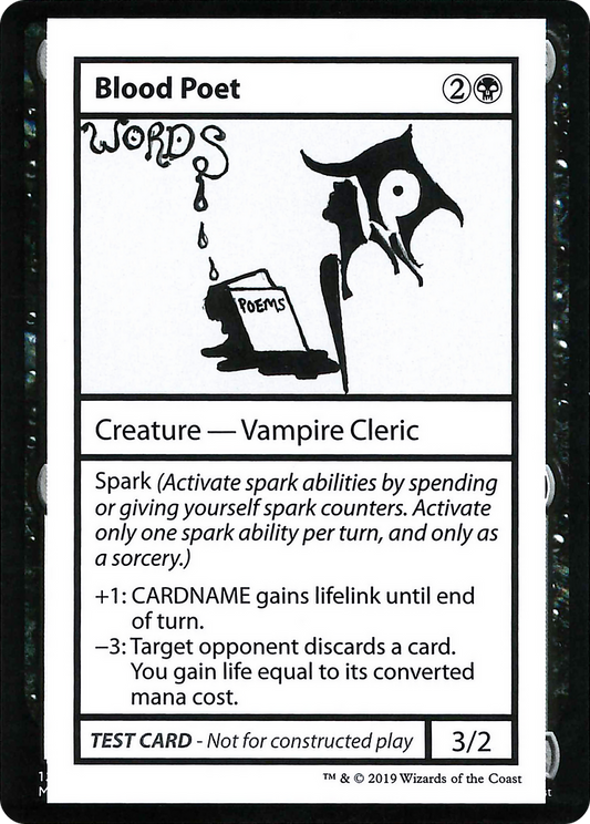 Blood Poet (2021 Edition) [Mystery Booster Playtest Cards]