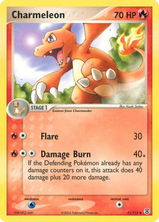 Charmeleon (31) Reverse Holofoil - FireRed & LeafGreen