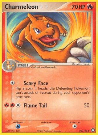 Charmeleon (28/108) (Stamped) [EX: Power Keepers] | Silver Goblin