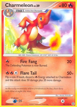 Charmeleon (46) Reverse Holofoil - Secret Wonders