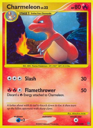 Charmeleon (102/100) [Diamond & Pearl: Stormfront] | Silver Goblin