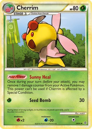 Cherrim (28) Reverse Holofoil - Unleashed