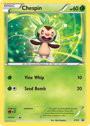 Chespin (XY01) [XY: Black Star Promos] | Silver Goblin