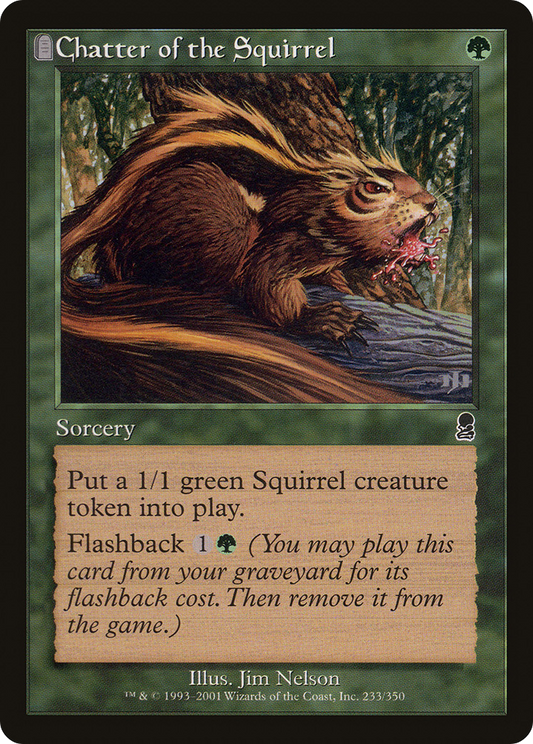 Chatter of the Squirrel [Odyssey] Foil