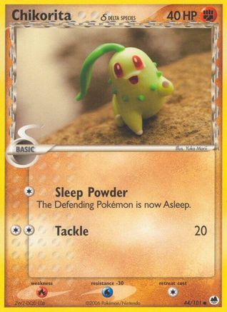 Chikorita (Delta Species) (44) - Dragon Frontiers