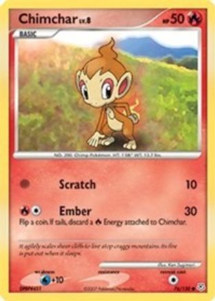 Chimchar (76) Reverse Holofoil - Diamond and Pearl