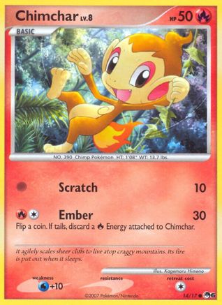 Chimchar (14) Holofoil - POP Series 6