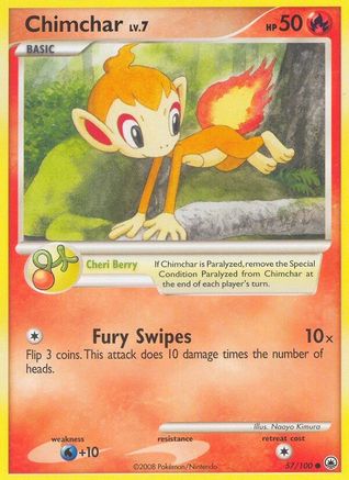 Chimchar (57) Reverse Holofoil - Majestic Dawn