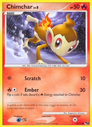 Chimchar (12/17) [POP Series 8] | Silver Goblin