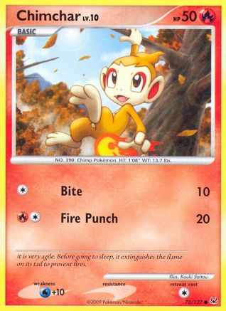 Chimchar (70) Reverse Holofoil - Platinum