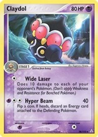 Claydol (38) Reverse Holofoil - Holon Phantoms