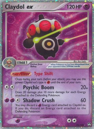 Claydol ex (93) Holofoil - Power Keepers
