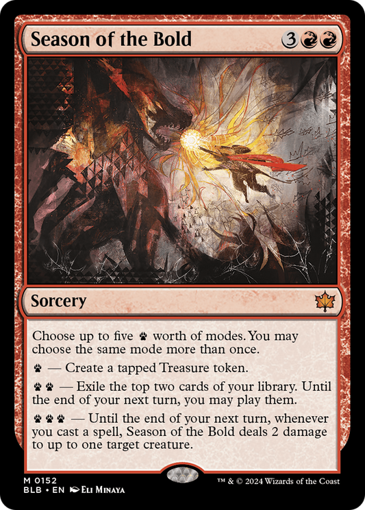 Season of the Bold [Bloomburrow] Foil