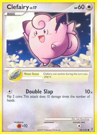 Clefairy (83) Reverse Holofoil - Secret Wonders