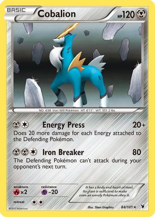 Cobalion (84/101) [Black & White: Noble Victories] | Silver Goblin