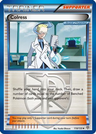 Colress (Team Plasma) (118) Reverse Holofoil - Plasma Storm