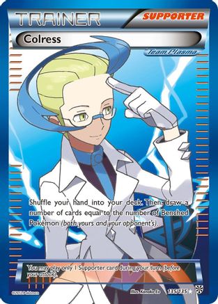 Colress (Team Plasma) (Full Art) (135) Holofoil - Plasma Storm