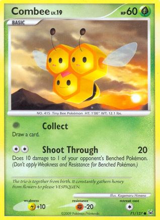 Combee (71) Reverse Holofoil - Platinum
