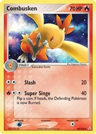 Combusken (39) Reverse Holofoil - Holon Phantoms