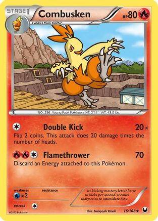 Combusken (16) Reverse Holofoil - Dark Explorers