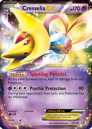 Cresselia EX (67) Holofoil - Boundaries Crossed